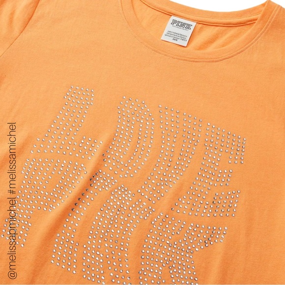 NWT VS PINK Short Sleeve Perfect Tee - Picture 3 of 11